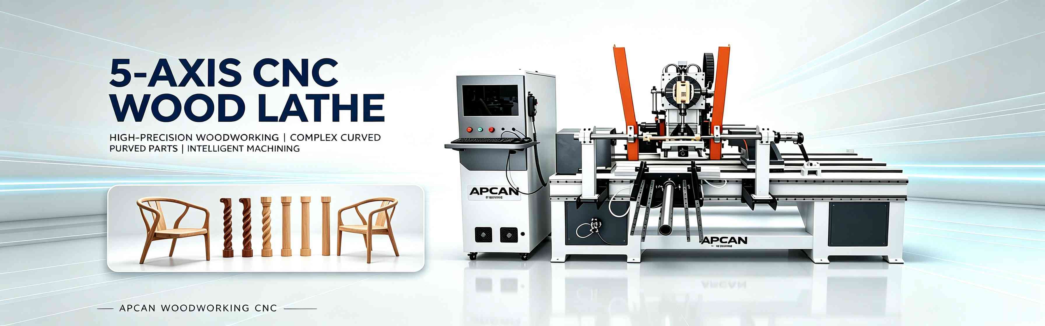 5 Axis CNC Wood Lathe